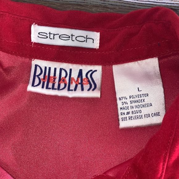 Bundle of 2 Vintage Bill Blass Womens Longsleeve Button Ups Large - Picture 4 of 10